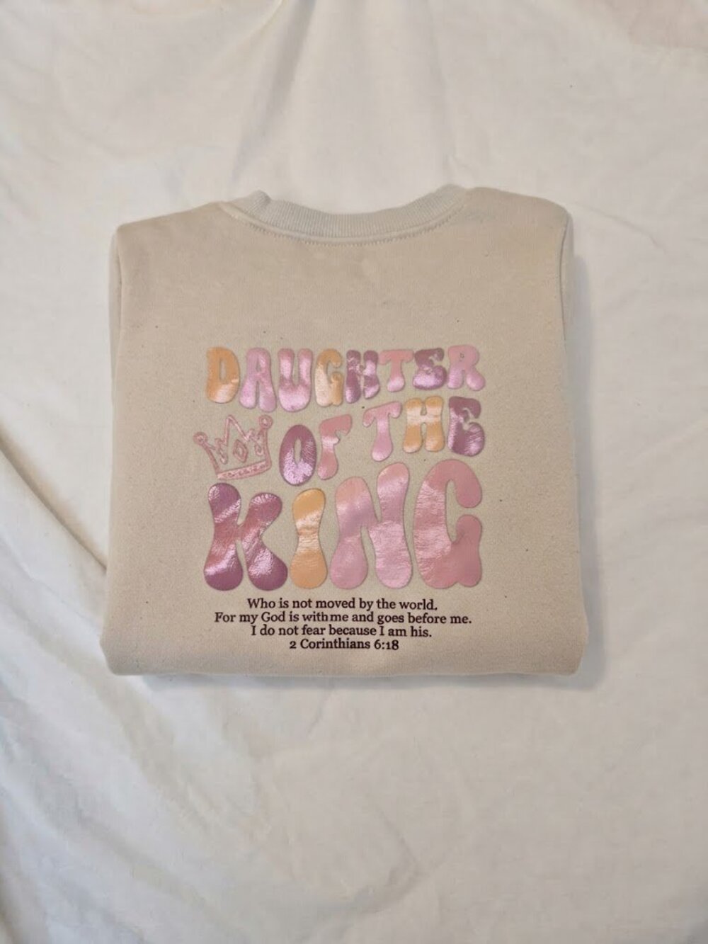 Shein Daughter of the King Christian Toddler Sweatshirt Sz 18-24M